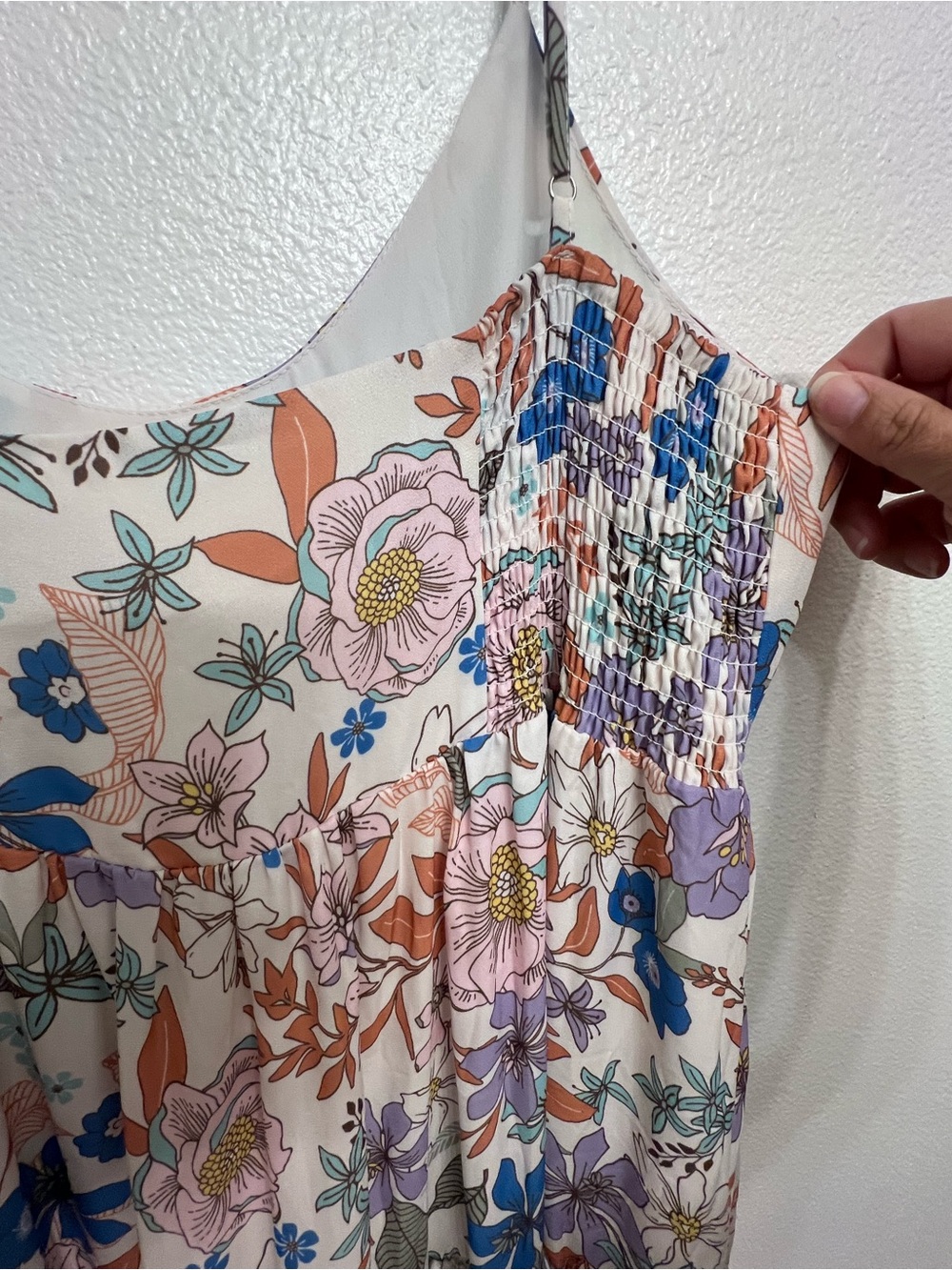 Peach Love California Floral Tiered Maxi Dress - Picture 8 of 10